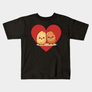 Kawaii Potato, valentines day, love you Kids T-Shirt